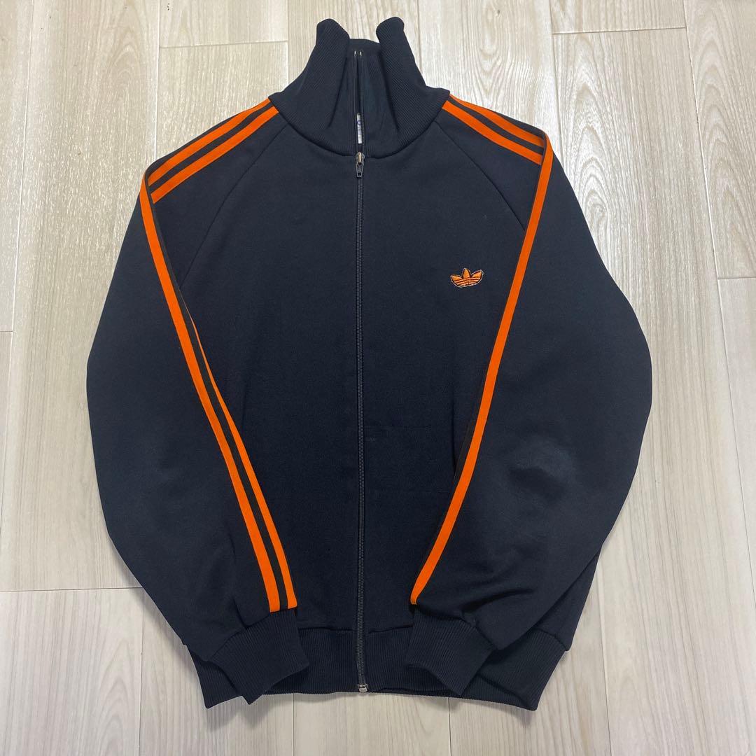 【美品】70s-80s adidas デサント トラックジャケット 4号