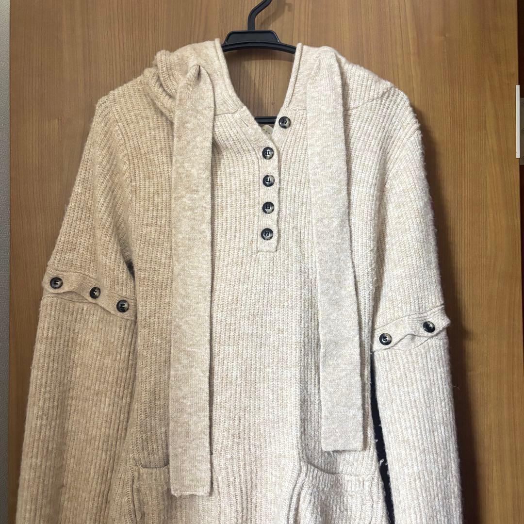 トップス andmary alma button mini dress