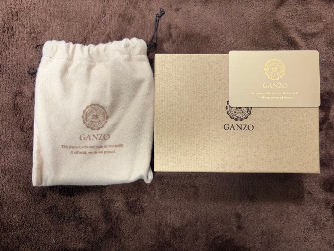 新品未使用GANZO THIN BRIDLE シンブライドル 二つ折り財布