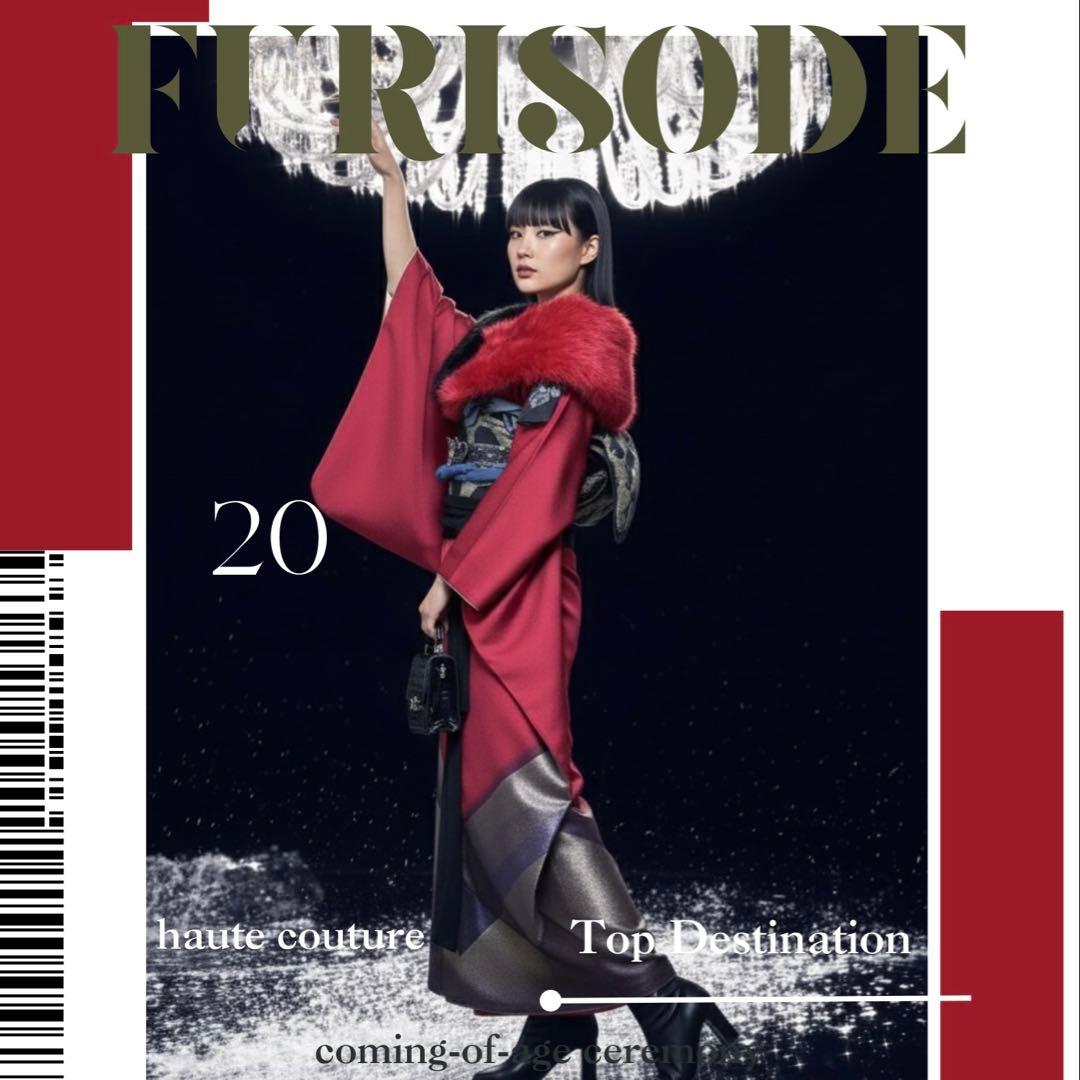 本日限定価格！振袖 フルセット 山本寛斎 成人式 赤