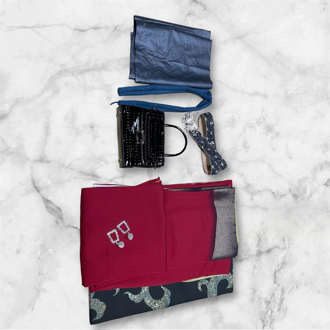 本日限定価格！振袖 フルセット 山本寛斎 成人式 赤