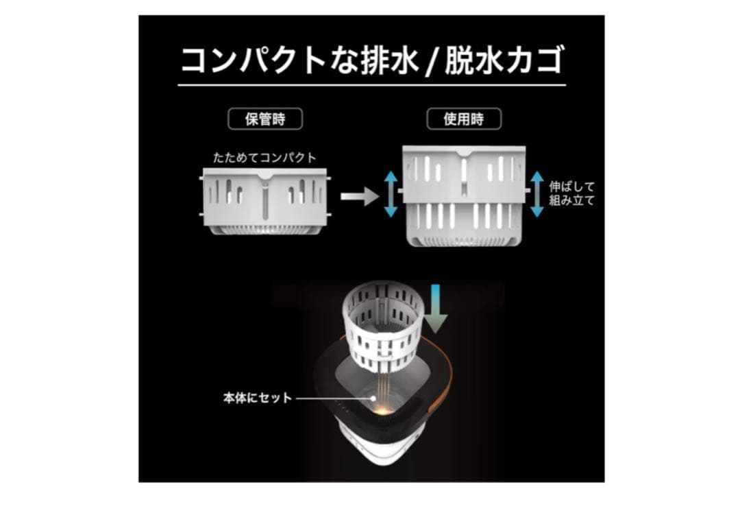 新品未使用 SOUYI コンパクト折りたたみ洗濯機 SY-135