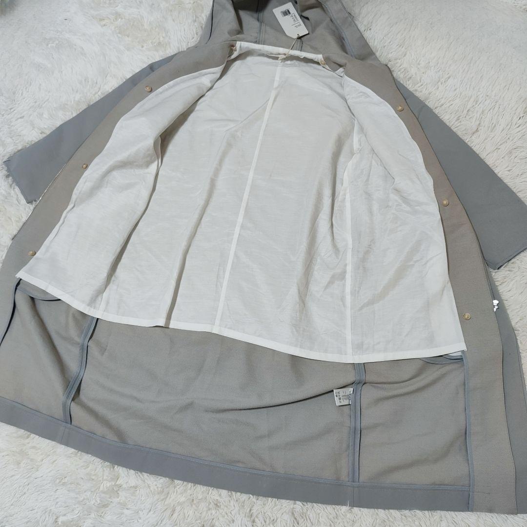 新品タグ付 seya. hooded coat ライナー付 Blue Gray