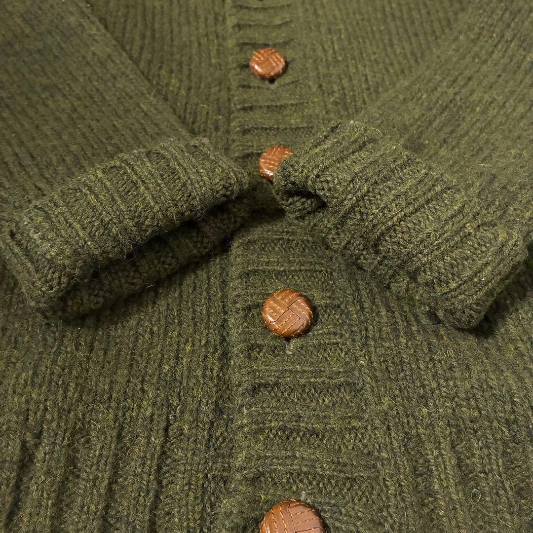 Paul Smith LONDON 日本製ウール100% OLDカーディガン L