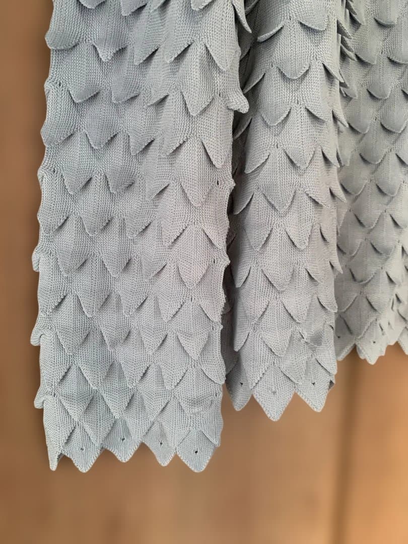 ISSEY MIYAKE イッセイミヤケ グレー ニットセーター L サイズ
