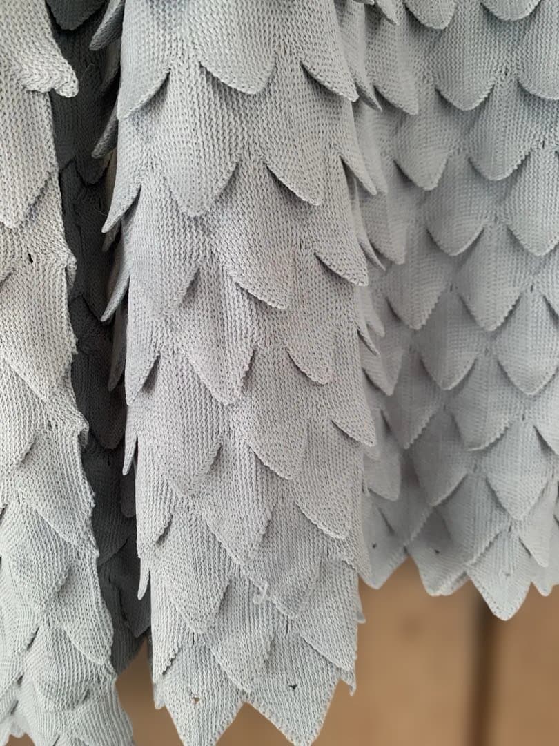 ISSEY MIYAKE イッセイミヤケ グレー ニットセーター L サイズ