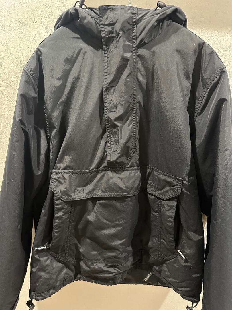 Supreme ブラック マウンテンパーカー