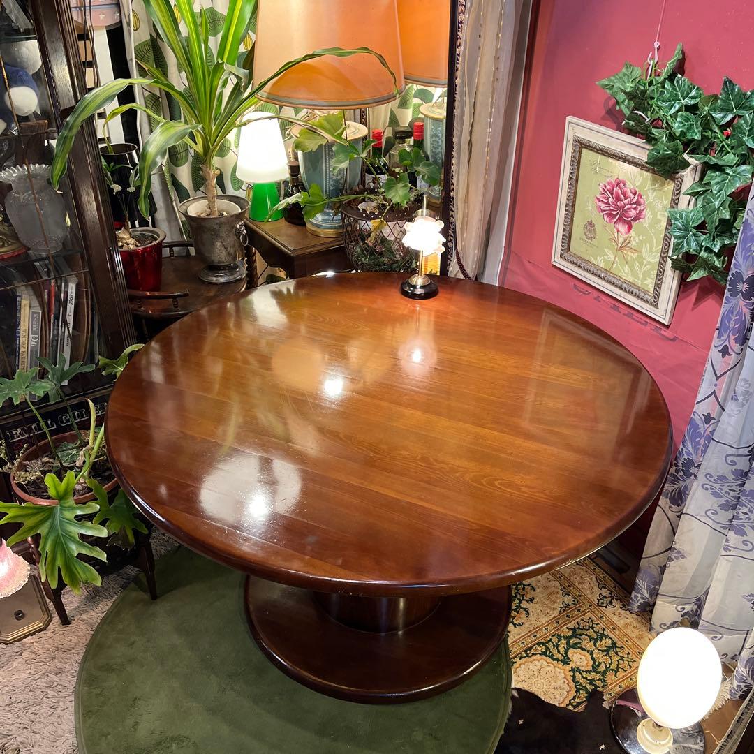 オールドヴィンテージ　柏木工 ブナ材　リビングダイニングテーブル