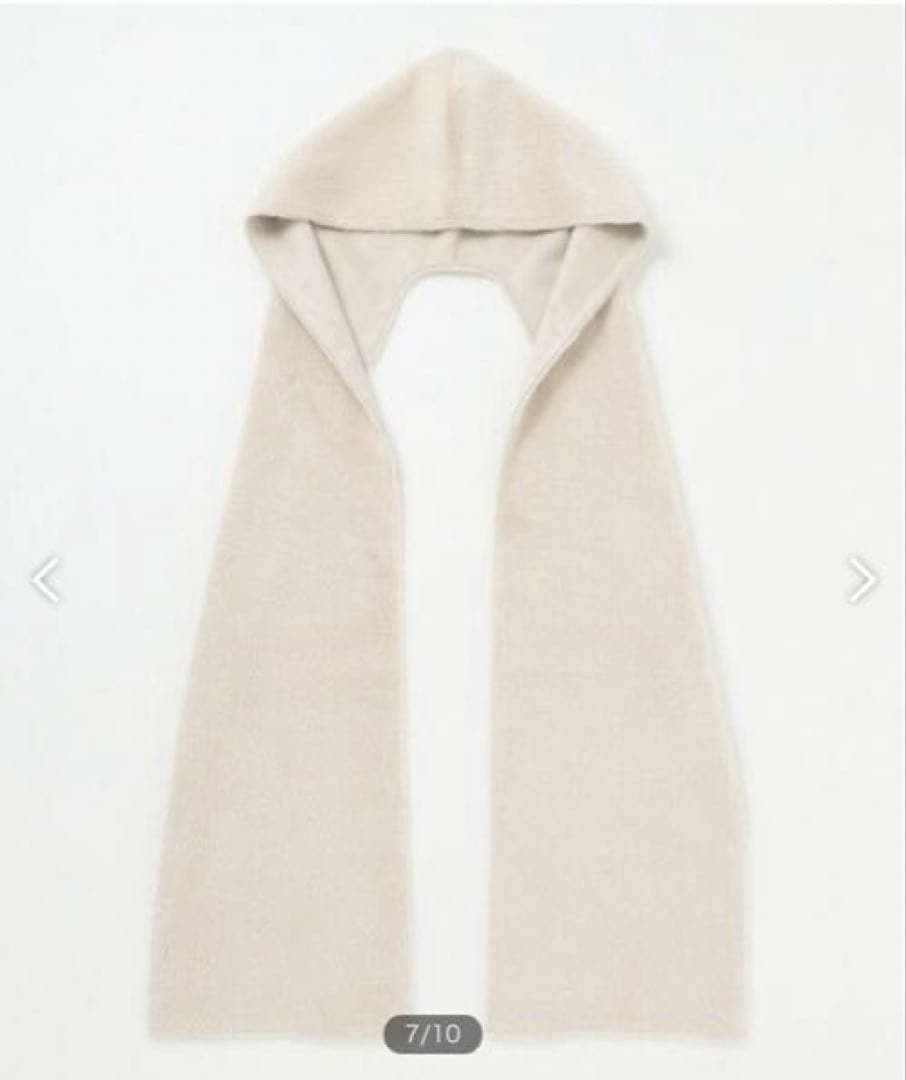 自由区 エコミンクフード付き ストール ¥23,980