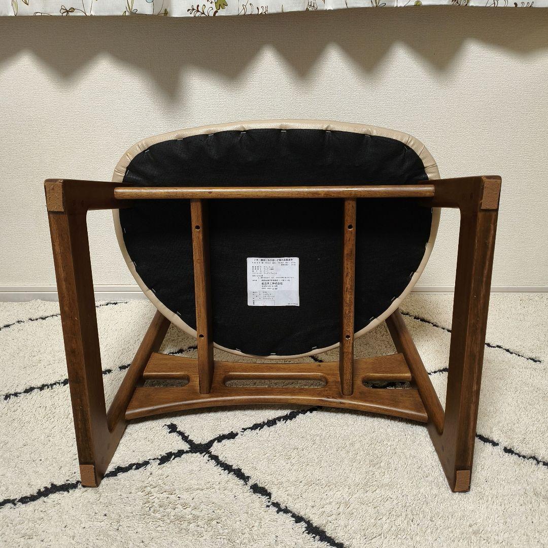 【美品】起立木工 キャスパーチェア casper 座椅子 300R-BE