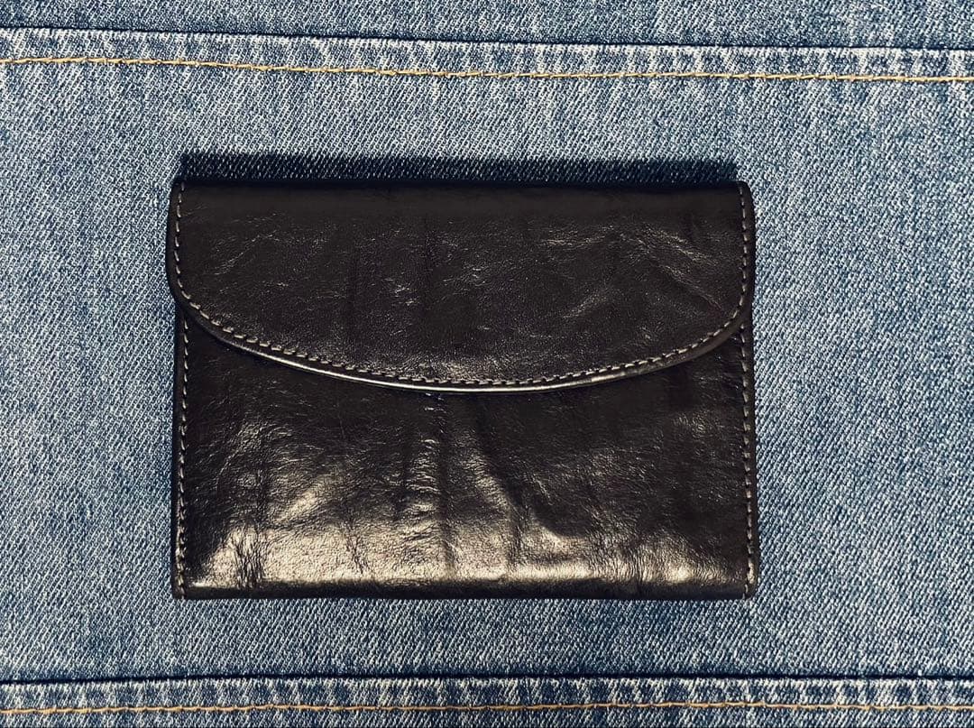 平*君様 美品 Daniel&Bob RODI ブラック 三つ折り財布 定価¥3