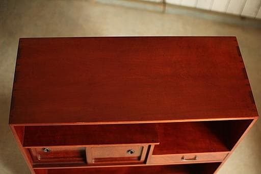 古い木製の茶棚　茶箪笥　食器棚　収納棚　タンス　収納　古家具　古民家　時代家具