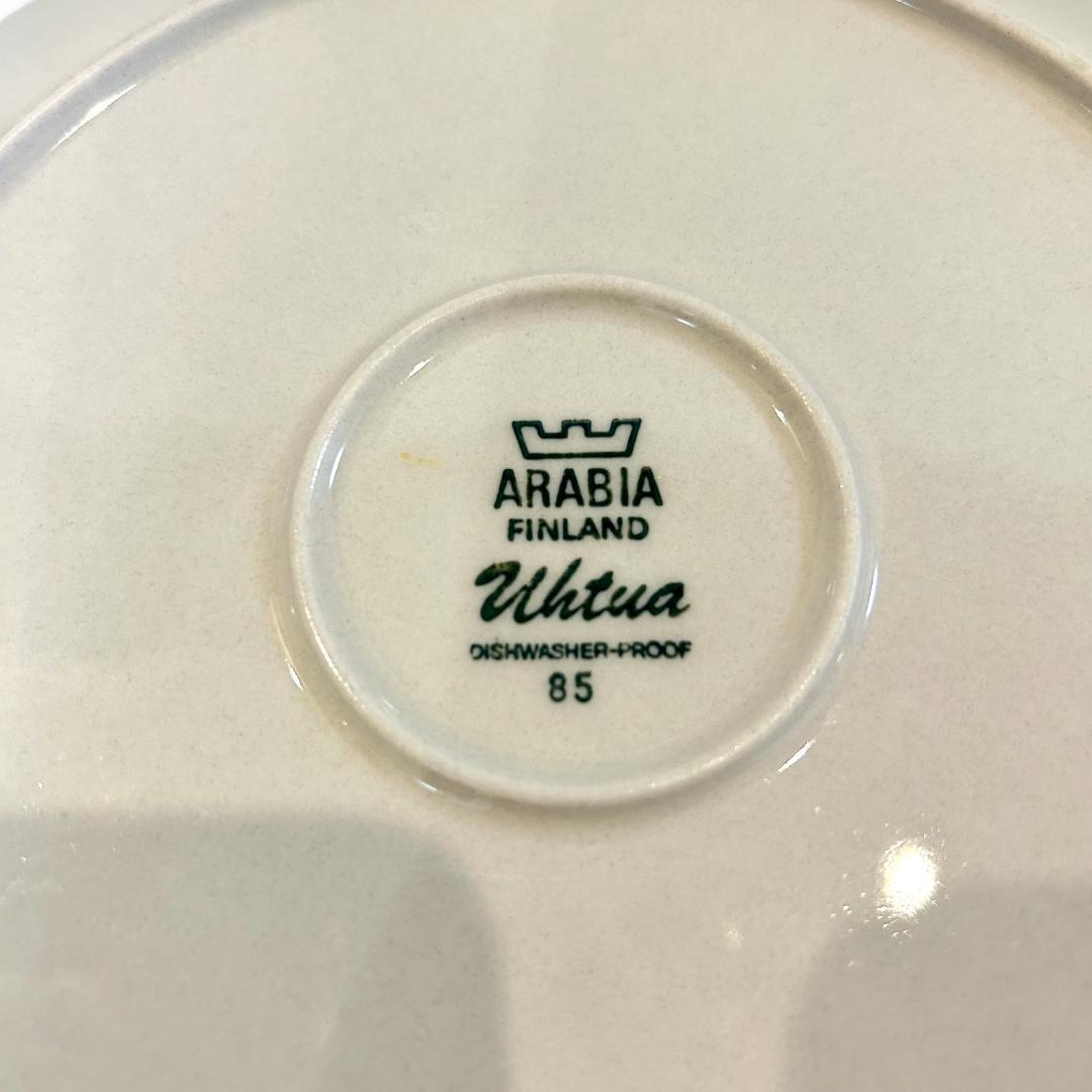 ARABIA Uhtua ウートゥア プレート＆スープ皿　各２枚　4枚セット