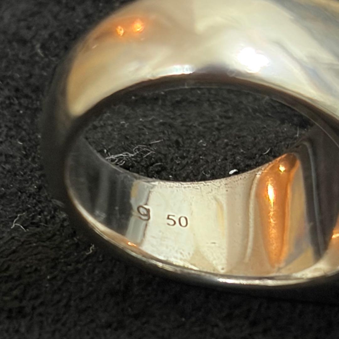 【50/10号】TOM WOOD CUSHION WHITE MOP RING