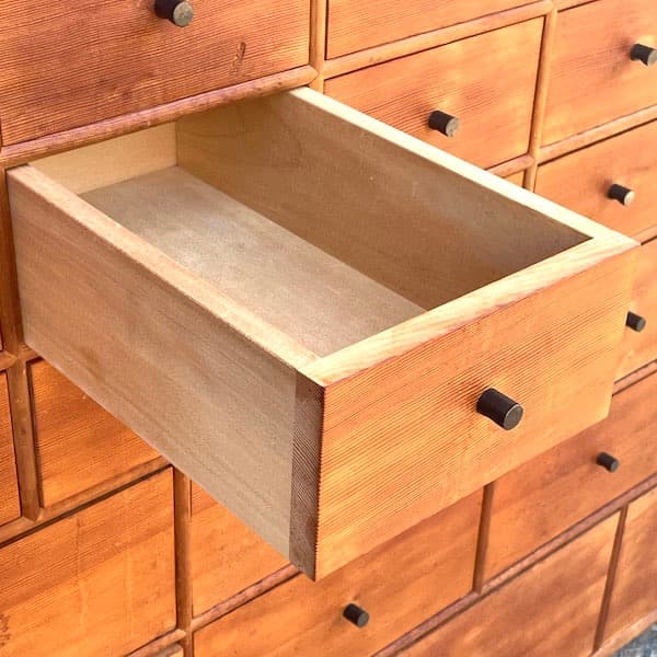 チェスト　整理　百味箪笥　薬箱　オーダーメイド家具　店舗什器　ヴィンテージ