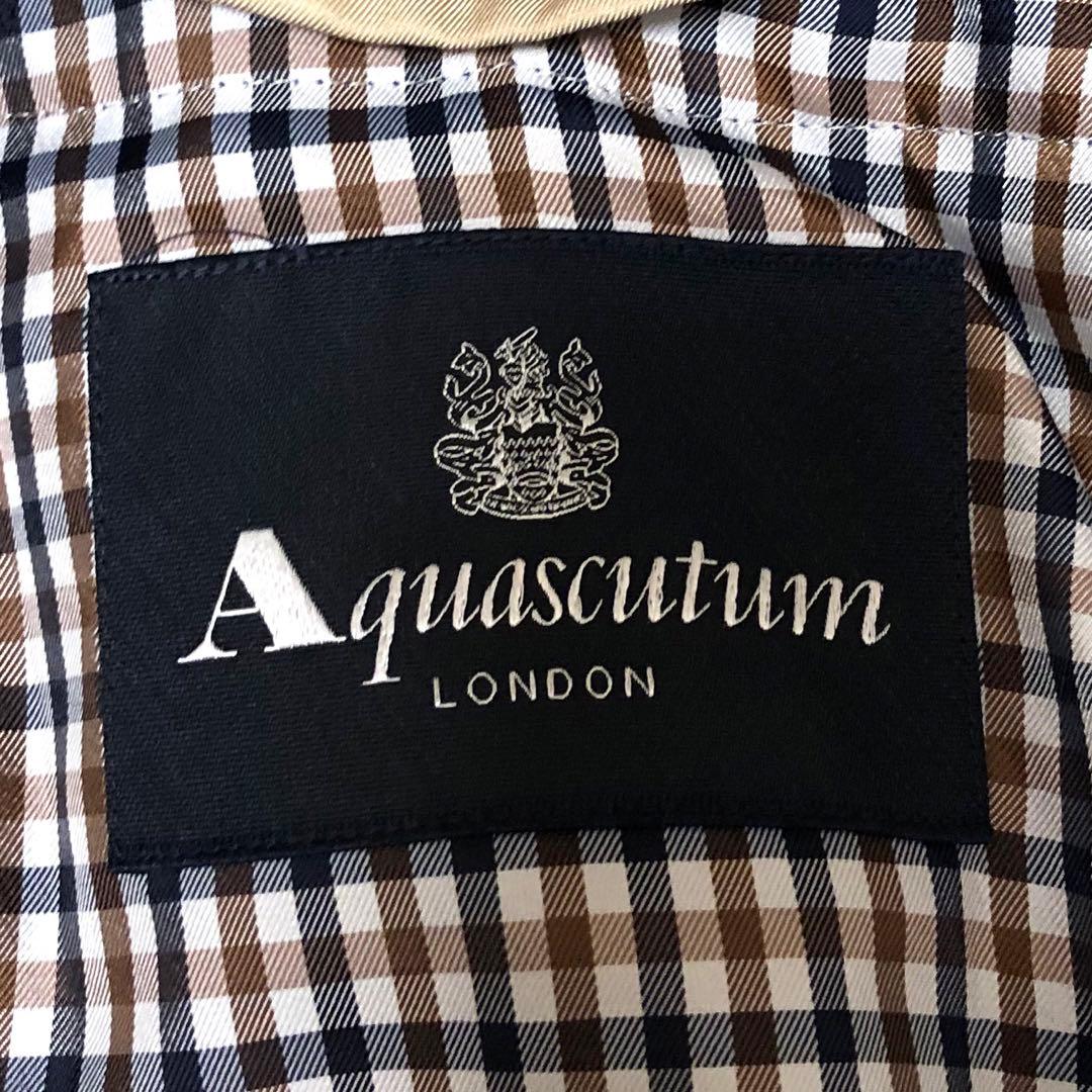 極美品✨アクアスキュータム ライナートレンチコート サイズ8 Lサイズ ベージュ