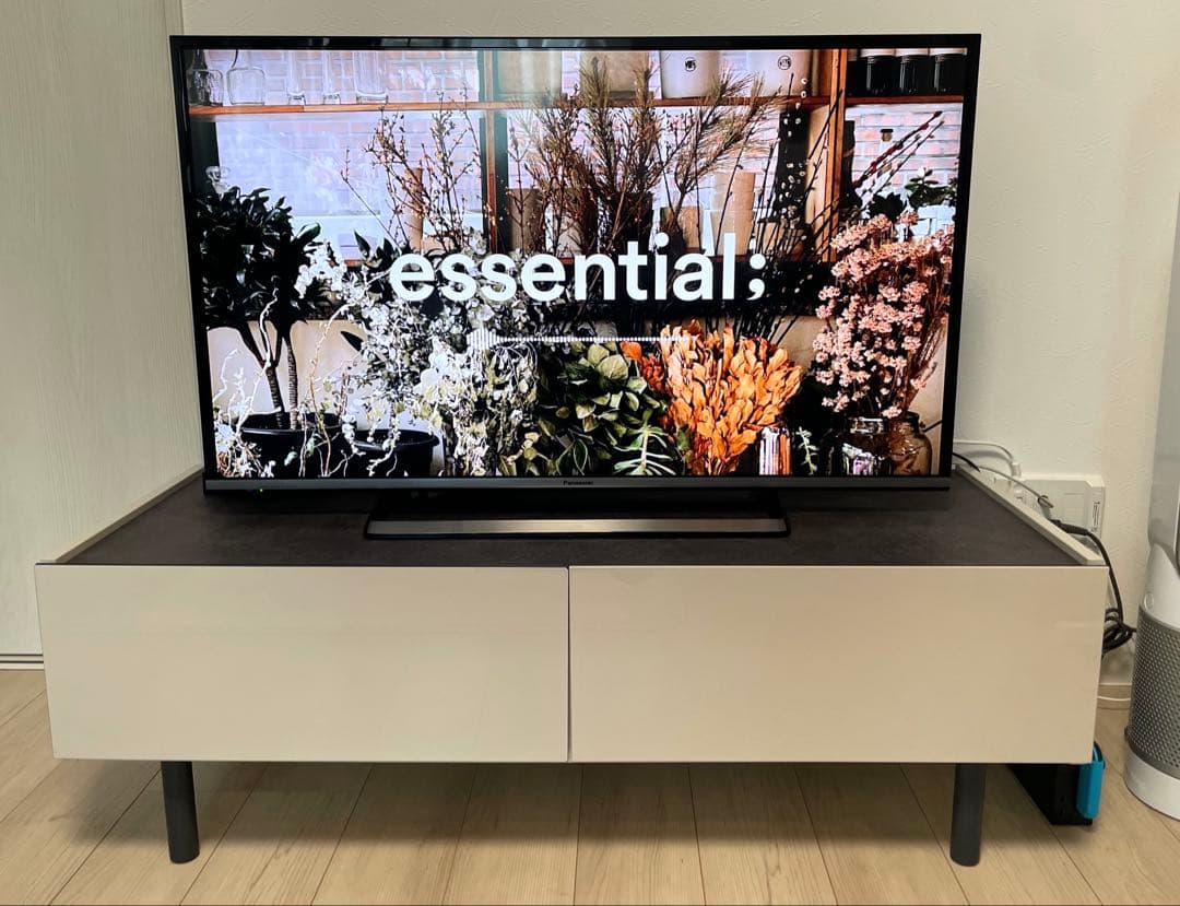 【美品】(送料込) パモウナ テレビボード 幅120 WV シルキーアッシュ