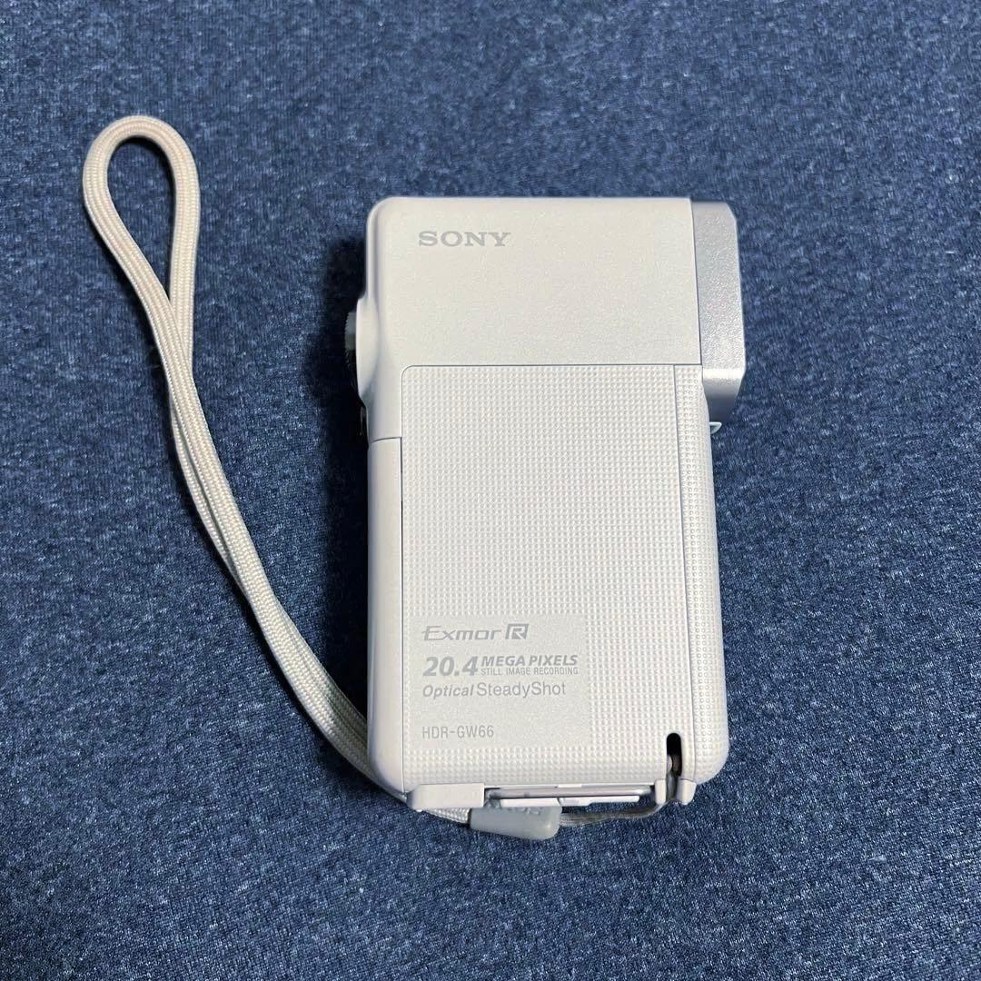 ソニーHDR-GW66 バッテリー2個付き 防水10m・防塵・耐衝撃・耐低温仕様