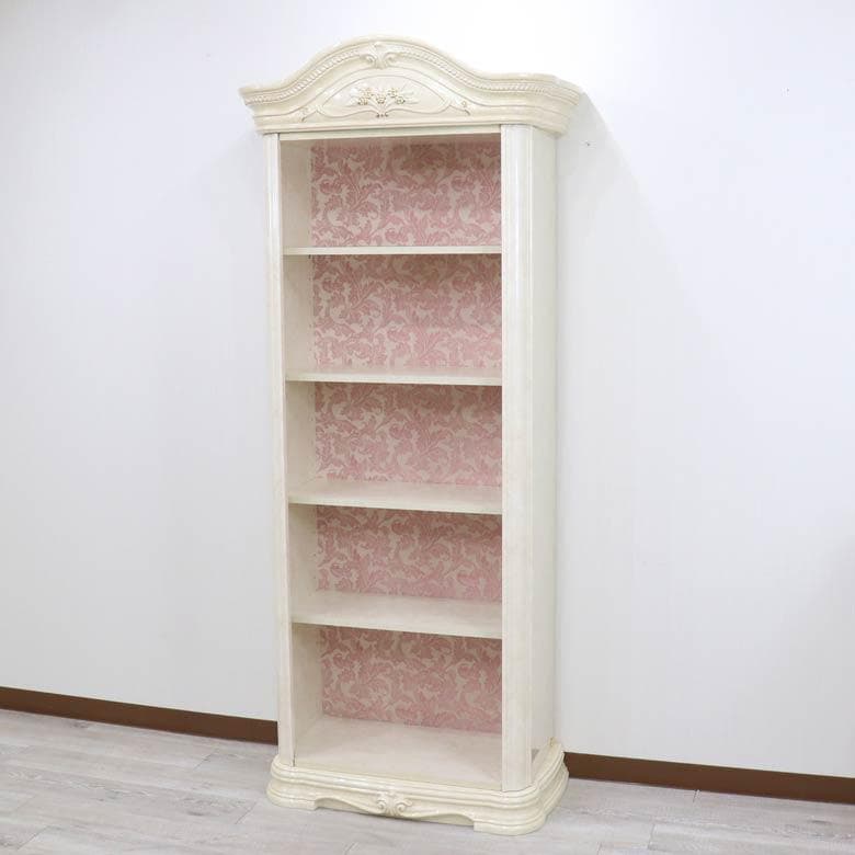 サルタレッリ アマルフィ ブックケース 本棚 完成品 アイボリー