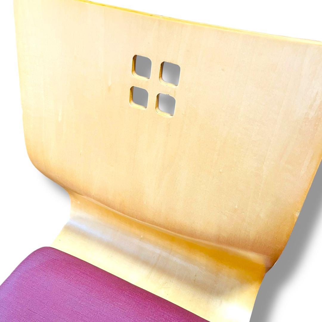 マルカツ 【超希少】 高座椅子 座布団不要 座椅子 旅館 背もたれ ピンク 和室