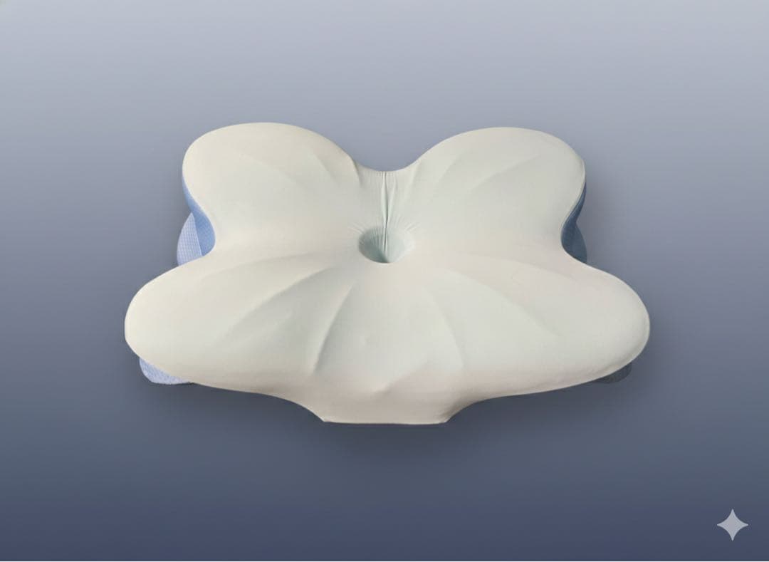 新品未開封Derila デリラ 低反発 メモリーフォーム 枕 快眠枕　枕カバー付