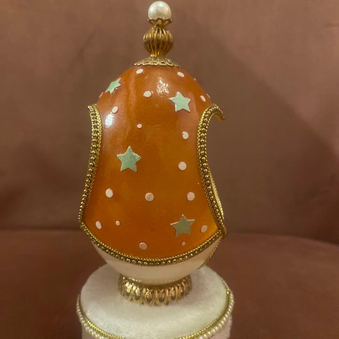ディズニー　ミッキー エッグアートオルゴール　SANKYO