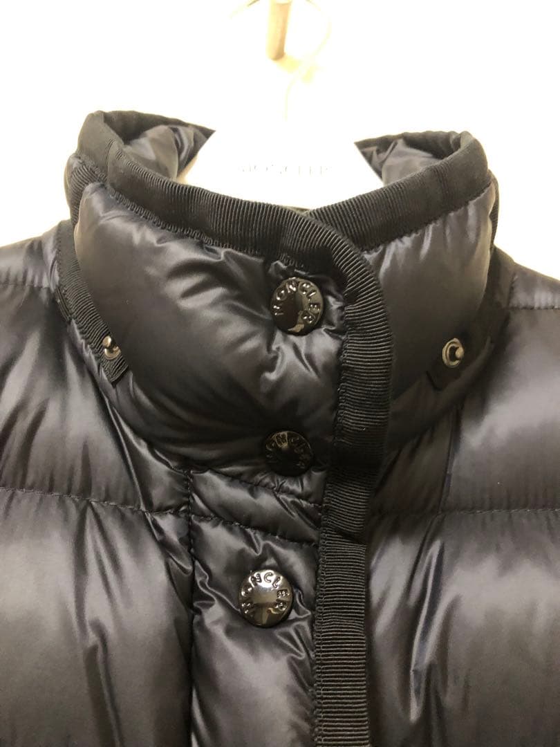 モンクレール　エルミンヌ BLACK 0 サイズ　フード欠品