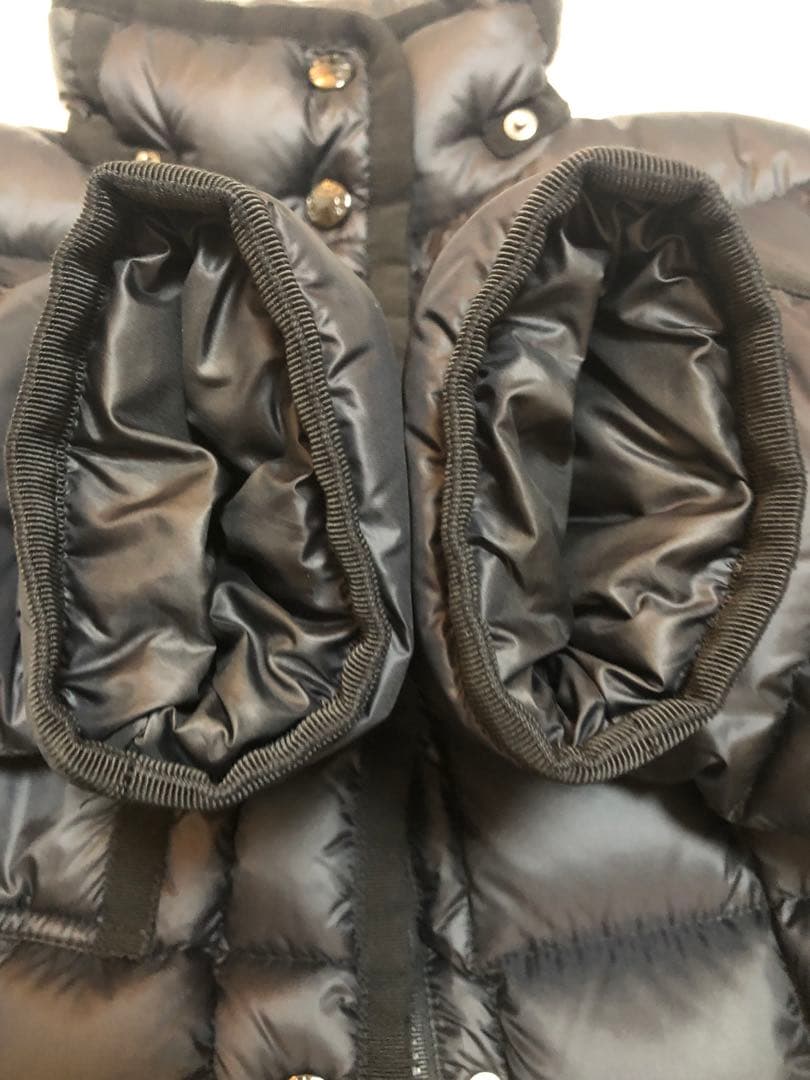モンクレール　エルミンヌ BLACK 0 サイズ　フード欠品