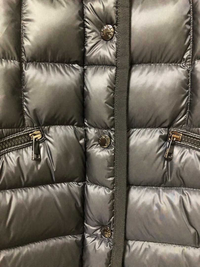 モンクレール　エルミンヌ BLACK 0 サイズ　フード欠品