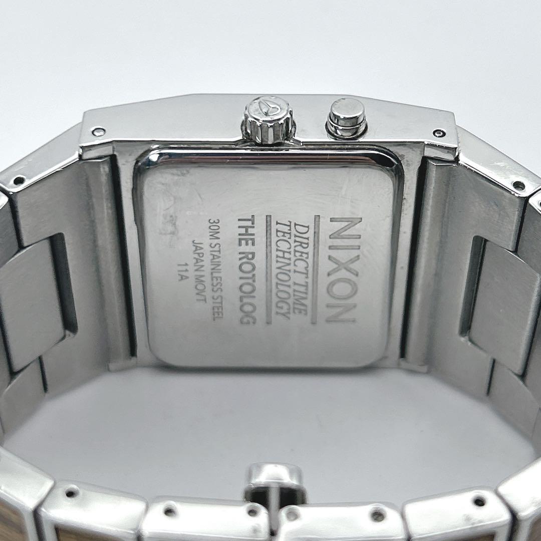 NIXON ニクソン 腕時計 ロトログ 木目 ウォッチ Y2K