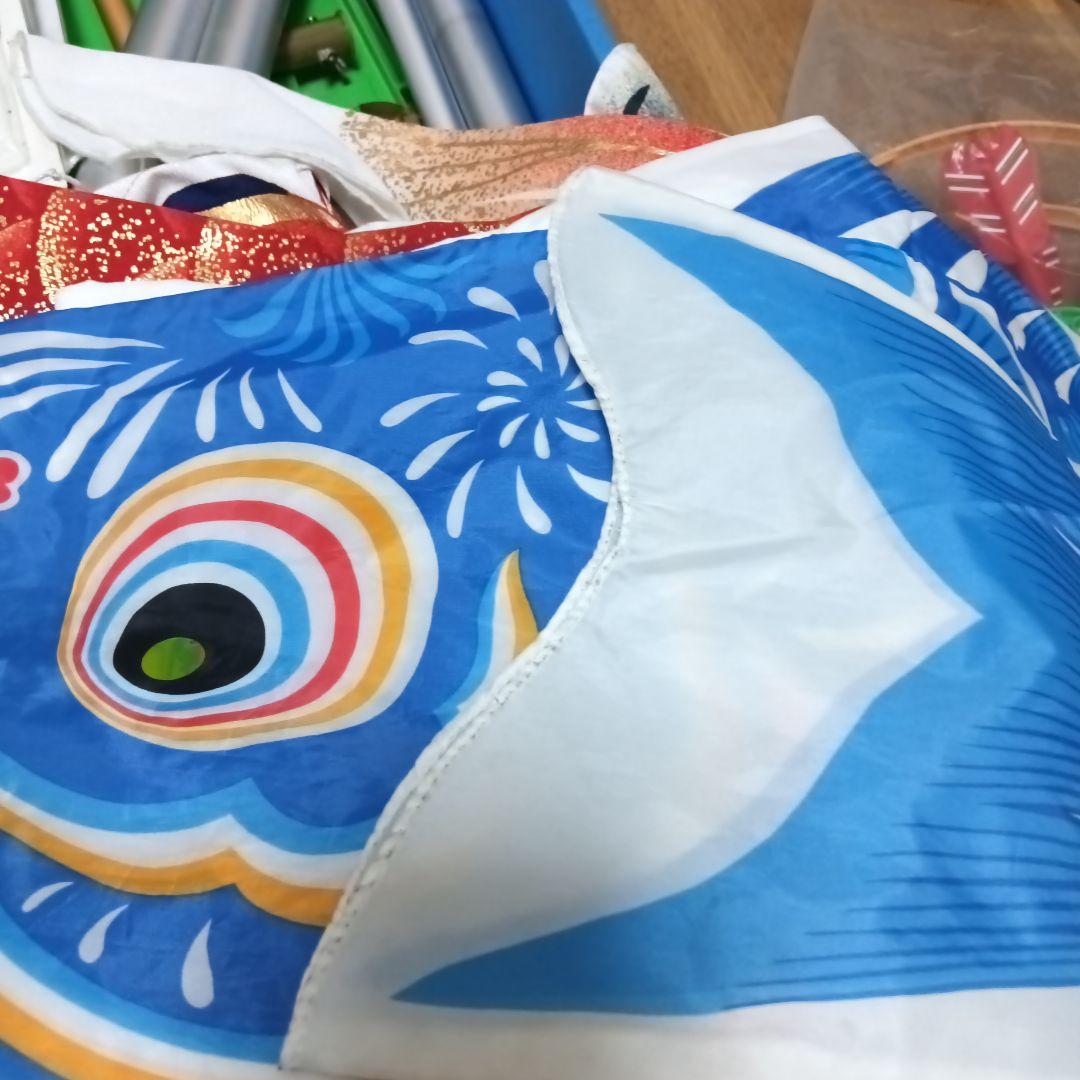 鯉のぼり庭園スタンドセット（鯉2種類）2m