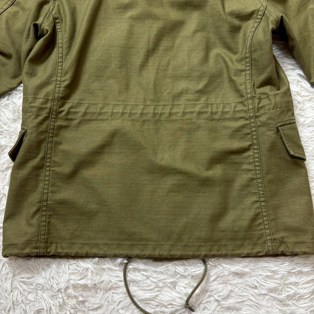 美品　ハイク　ミリタリージャケット　レギュラーフィット　オリーブグリーン　2