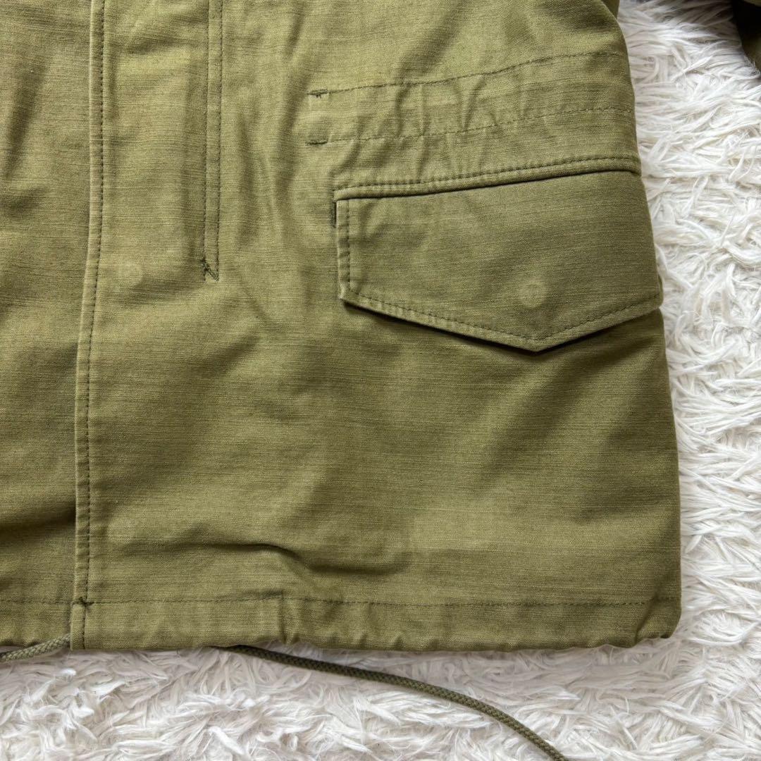 美品　ハイク　ミリタリージャケット　レギュラーフィット　オリーブグリーン　2