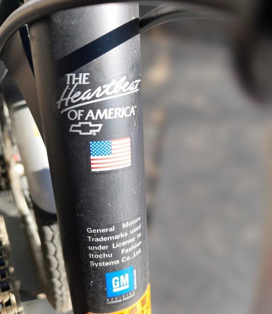 値下げ：19800を17000円へ。シボレー折りたたみ自転車 千葉県船橋市発】