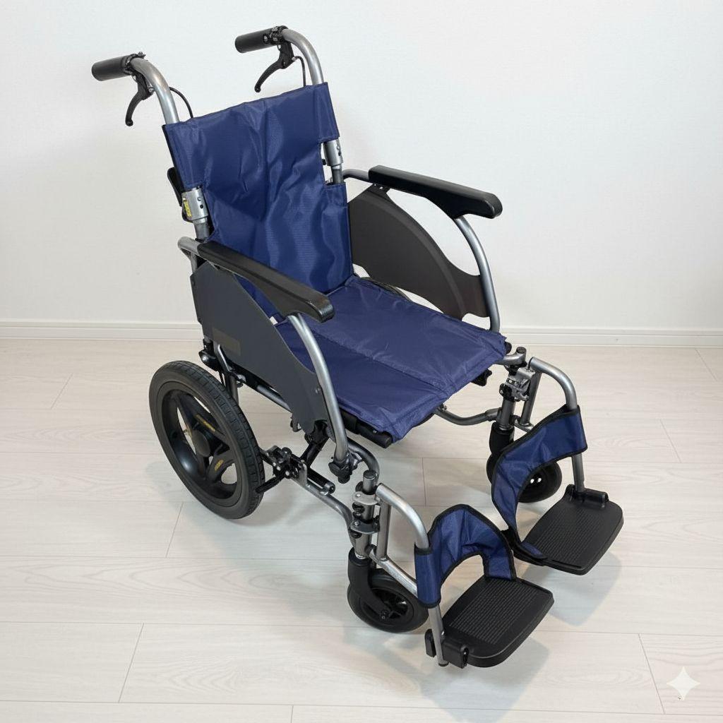 ♿ 特価 とても便利な多機能 超軽量 介助式 車椅子 ノーパンクタイヤ⑧