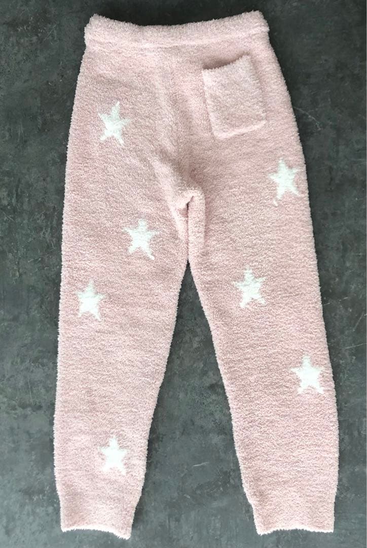 美品　限定品　ジェラートピケ 星柄　上下セットアップ　パジャマ　ピンク　もこもこ