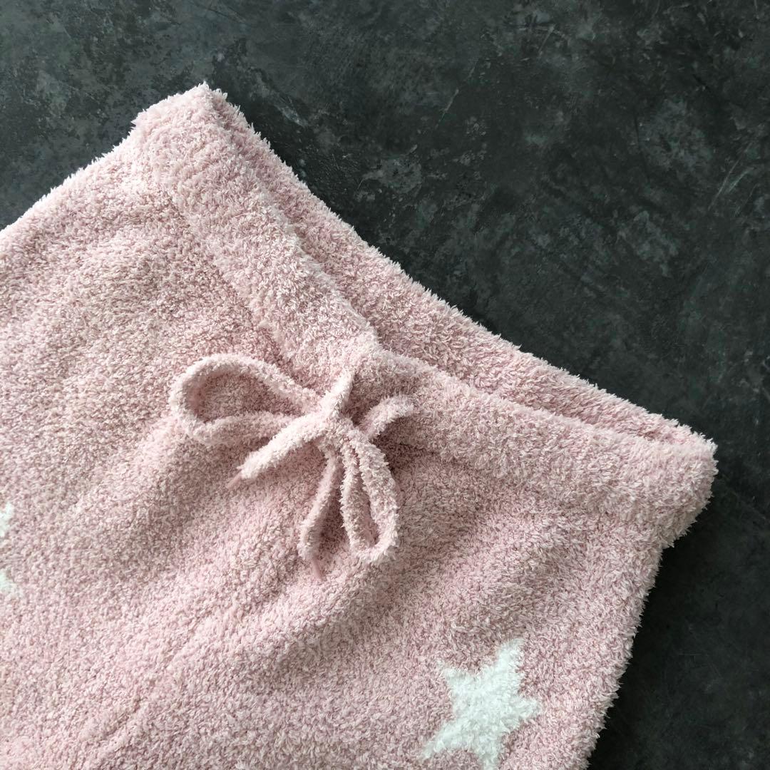 美品　限定品　ジェラートピケ 星柄　上下セットアップ　パジャマ　ピンク　もこもこ