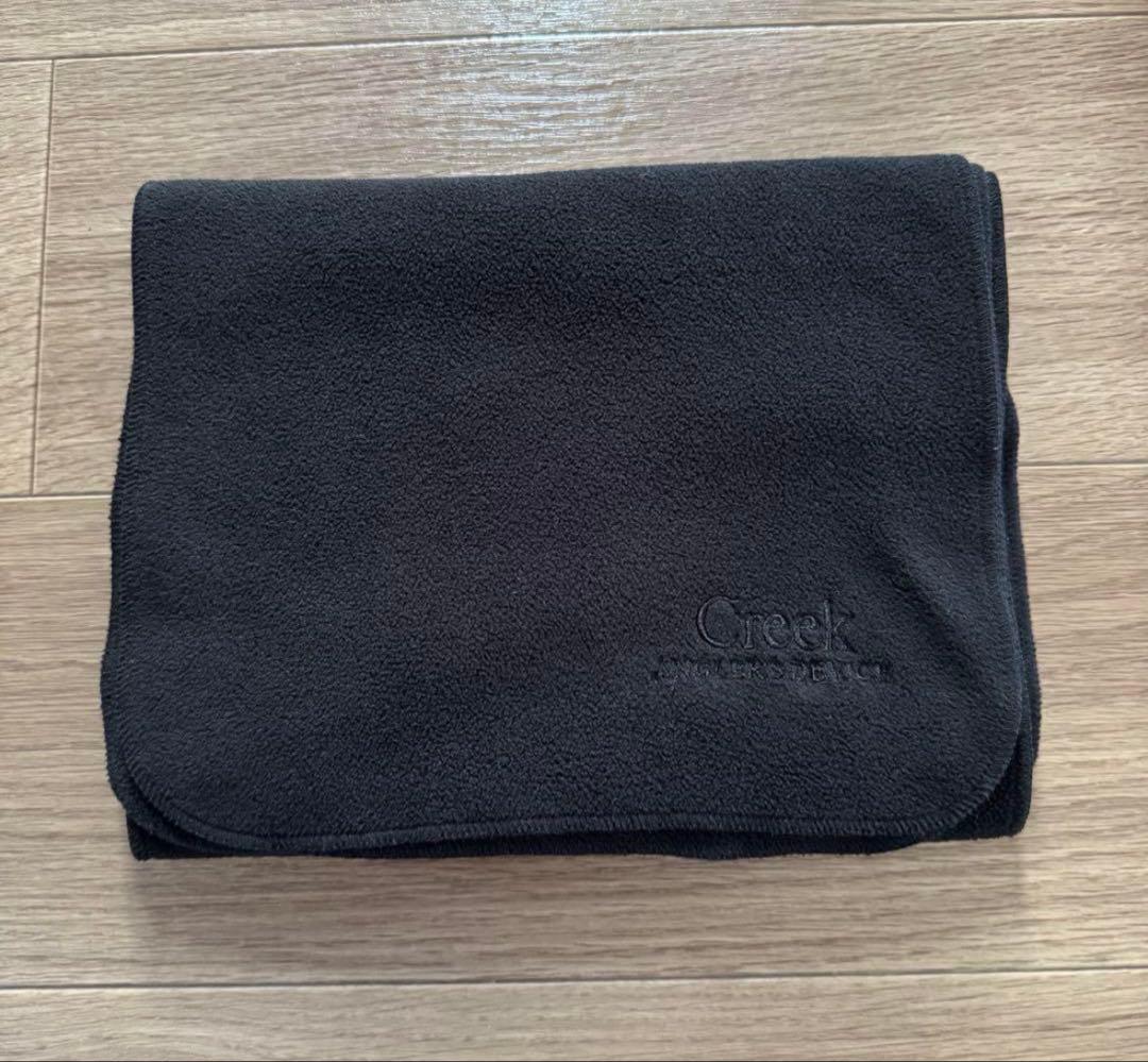 Creek Fleece Scarf マフラー　黒　ブラック