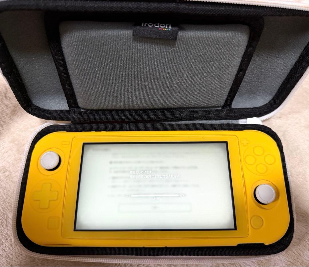 NintendoSwitch Lite イエロー 本体 ケース付 19日迄即発送