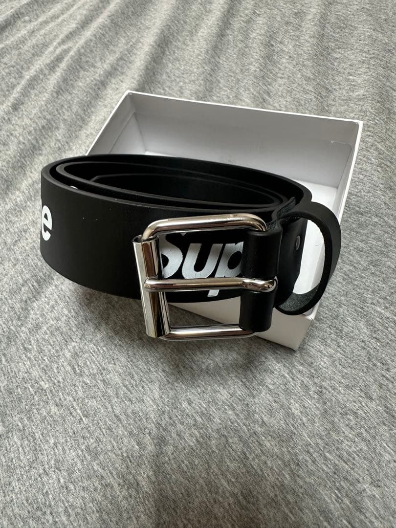 小物 Supreme Repeat Leather Belt