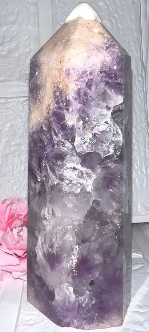 ⑤ピンクアメジスト♥️フラワーアゲート♥️タワー♥️桜瑪瑙♥️花瑪瑙♥️チェリーブロッサム