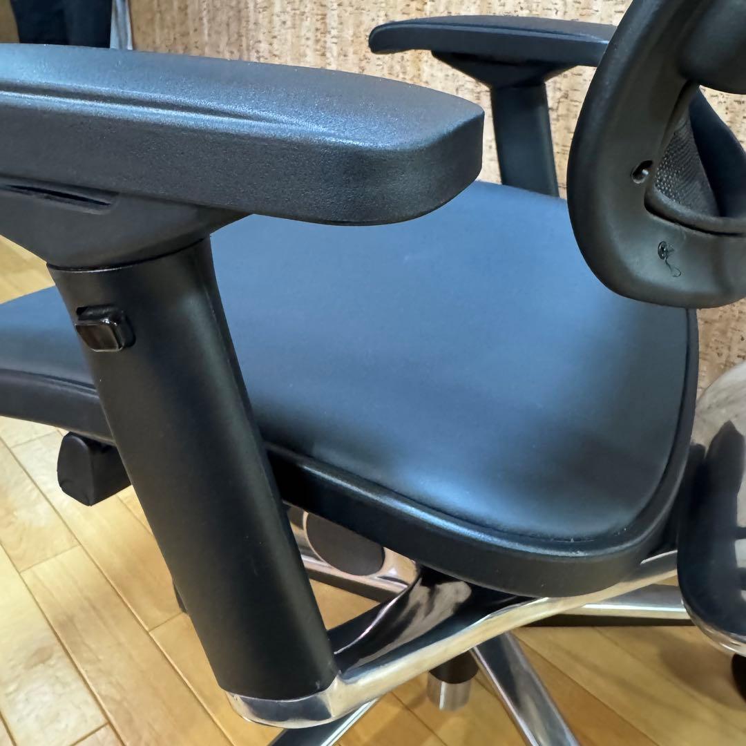 美品座面革張りErgohuman エルゴヒューマン ベーシック JOIFA802