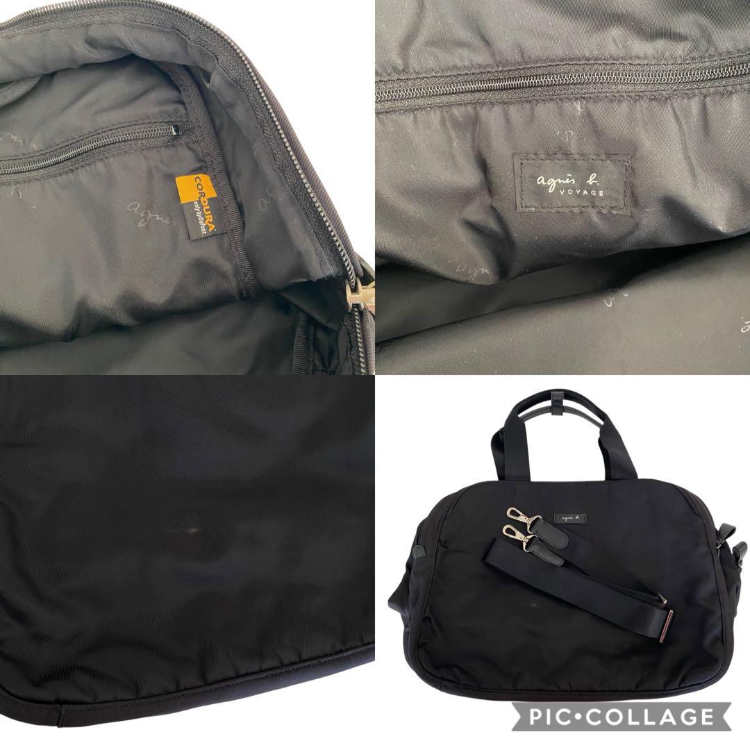 極美品　アニエスベー　2way 大容量　ボストンバッグ　ショルダーバッグ　肩がけ