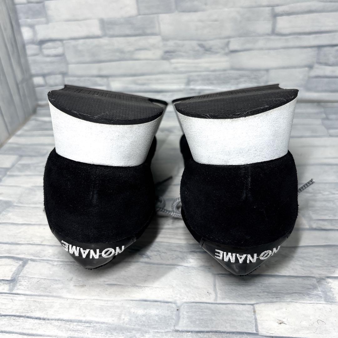 ✨美品✨ノーネーム 厚底スニーカー フレックスジョガー ブラック 23cm