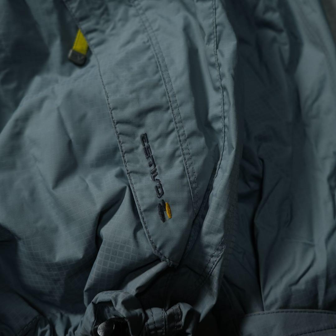 y2k ナイロンシェルジャケットシルバー テック系 archive 00s