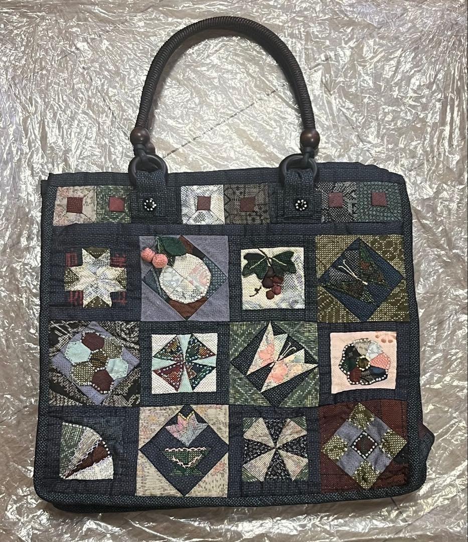 パッチワーク バッグ ハンドメイド
