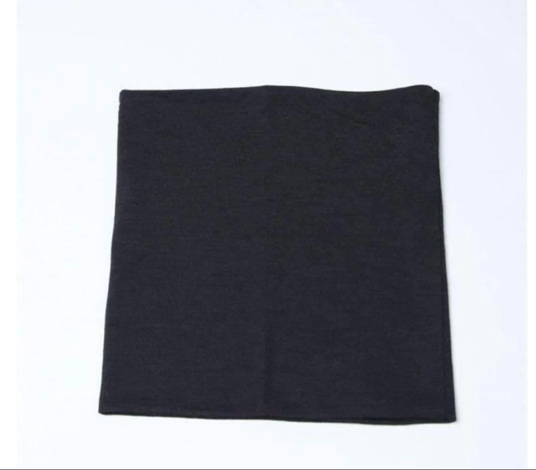 試着のみ未使用 24AW COMOLI ウール天竺 ネックウォーマー チャコール