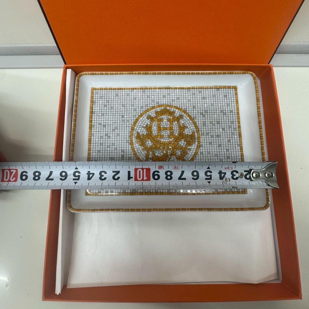 HERMES エルメス トレー モザイク24 ゴールド PMほぼ未使用 kk01