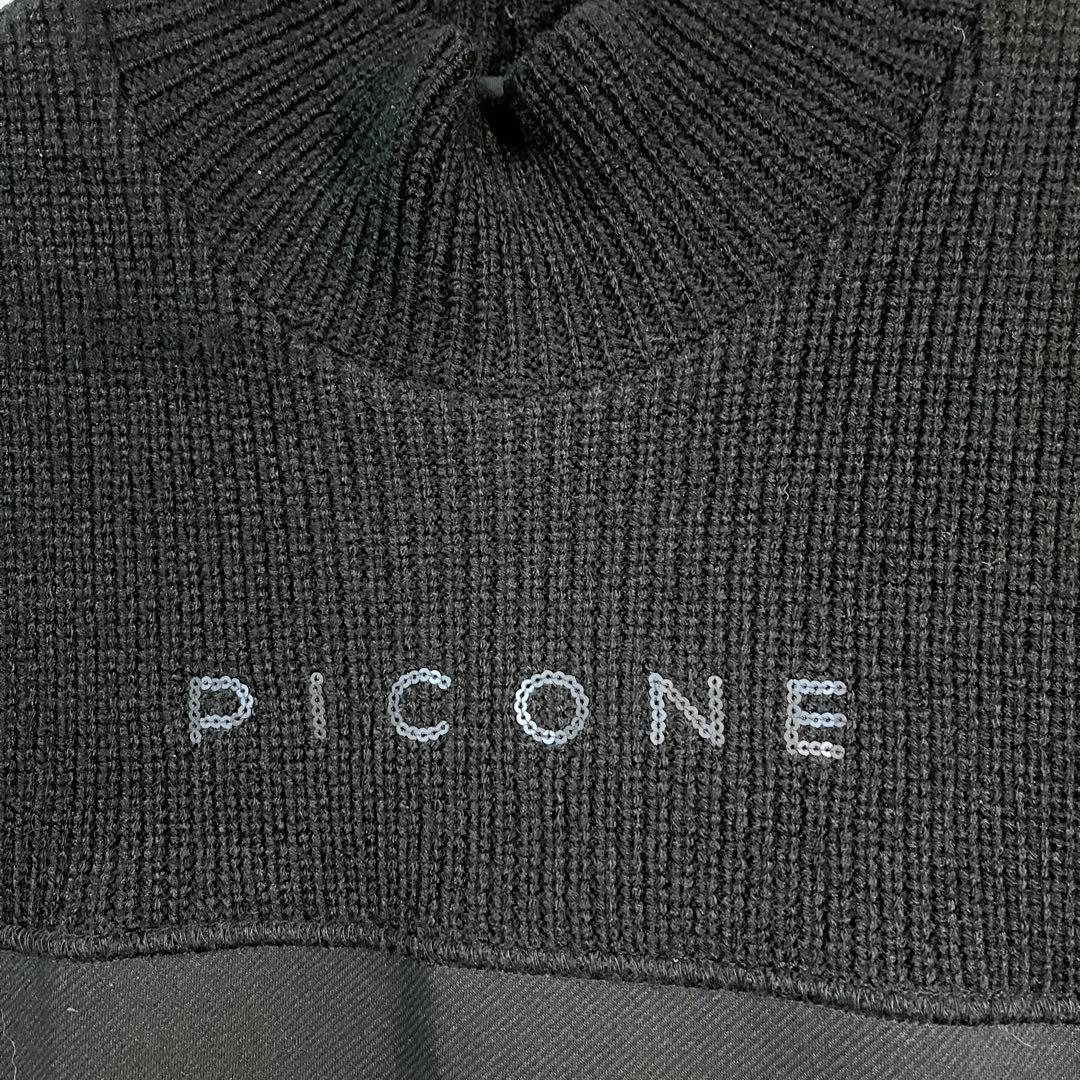 ◆ゆうき様◆希少【PICONEピッコーネ】ポンチニット異素材ドッキングワンピース