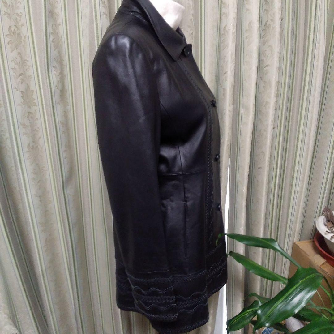 DANA PARIS(株)リマージュライカ装飾ステッチラムレザージャケット